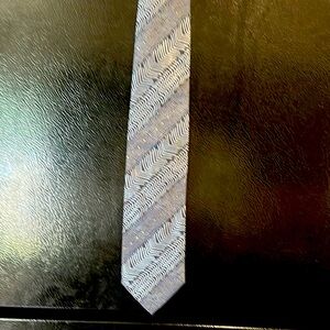 Marimekko Gray Diagonal Stripe Tie